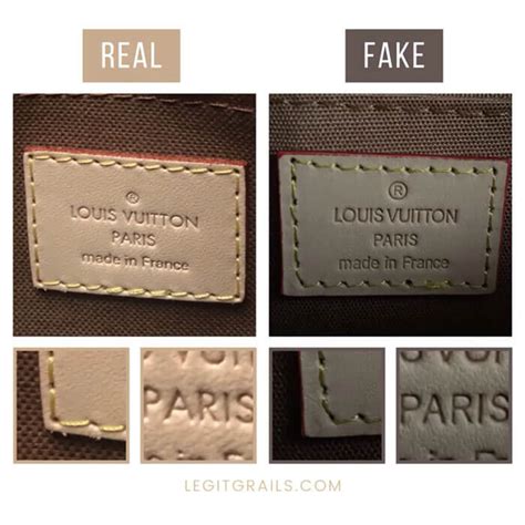 is my louis vuitton real or fake|authentic louis vuitton label.